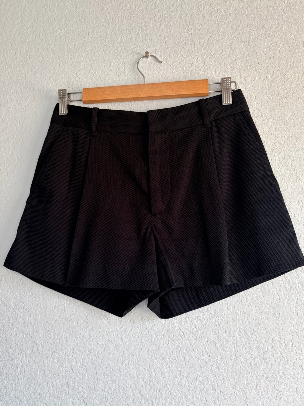 Rag & Bone pleated short,Classic Black Women's, size 0